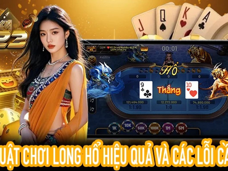 Bàn chơi Rồng Hổ với các lựa chọn cược